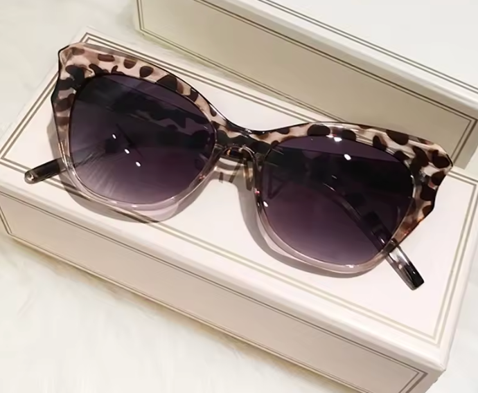 Paris Cat-Eye Sonnenbrille Damen – Vintage UV400 Spiegel 52mm