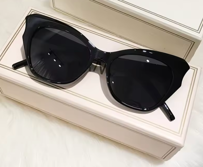 Paris Cat-Eye Sonnenbrille Damen – Vintage UV400 Spiegel 52mm