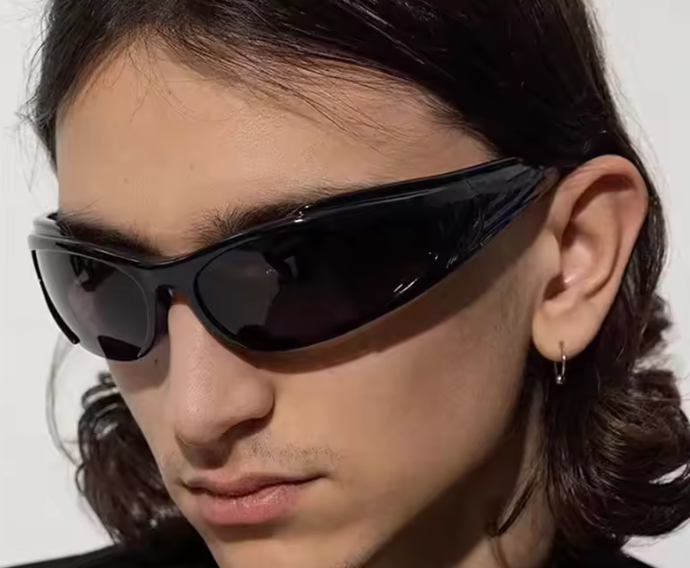 Miami Shield Sonnenbrille Unisex – Sport Spiegel Kunststoff