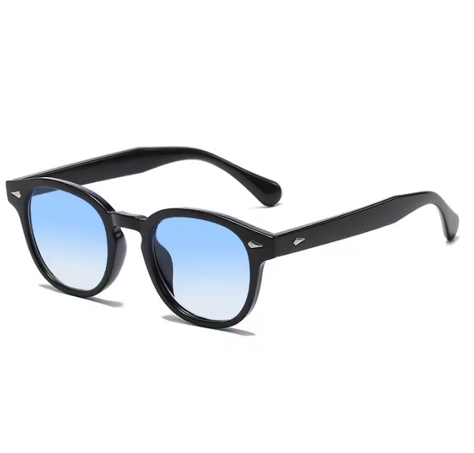 Berlin Round Sonnenbrille – Retro UV400 Acetat 50mm