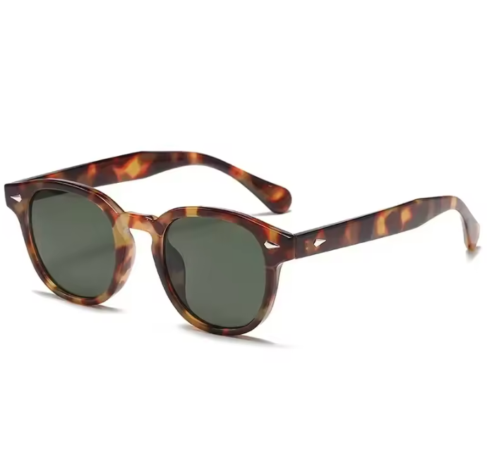 Berlin Round Sonnenbrille – Retro UV400 Acetat 50mm