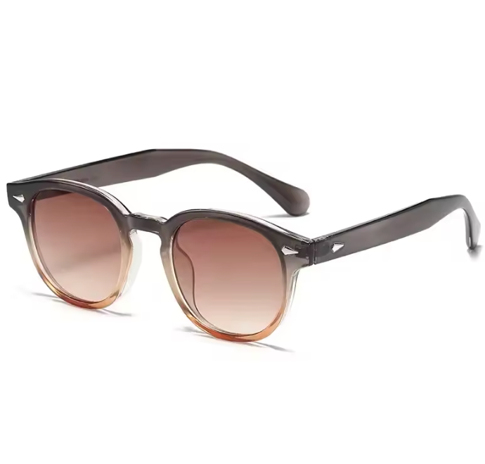 Berlin Round Sonnenbrille – Retro UV400 Acetat 50mm