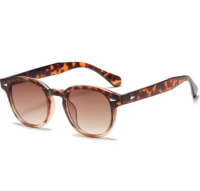 Berlin Round Sonnenbrille – Retro UV400 Acetat 50mm