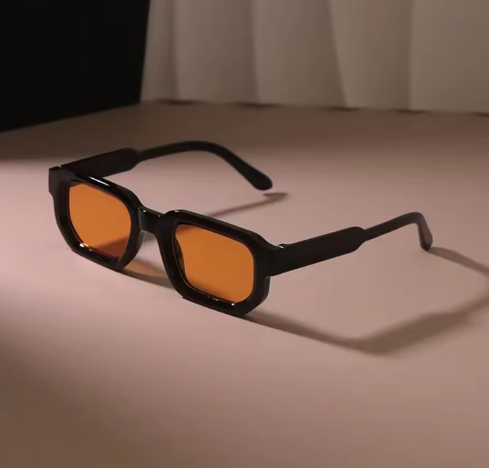 Chicago Rectangle Sonnenbrille Unisex – Spiegel UV400 32mm