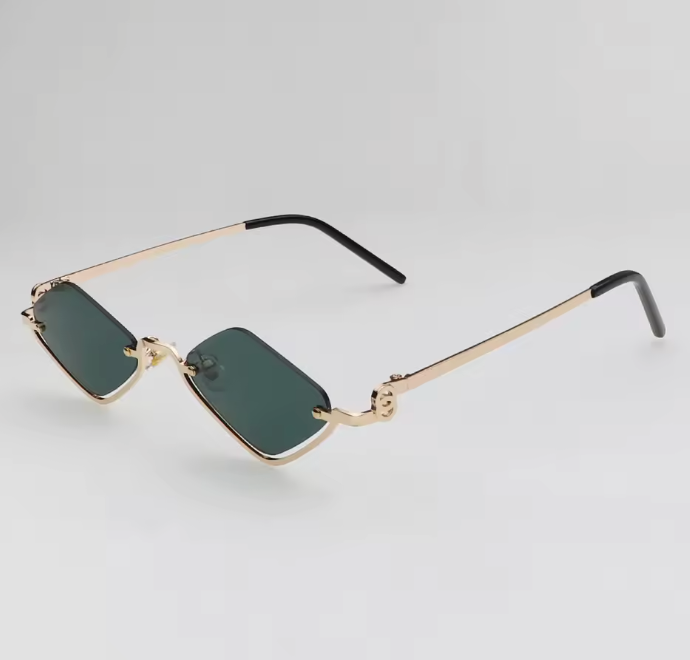 Florenz Polygon Cat-Eye Sonnenbrille Damen – UV400 56mm