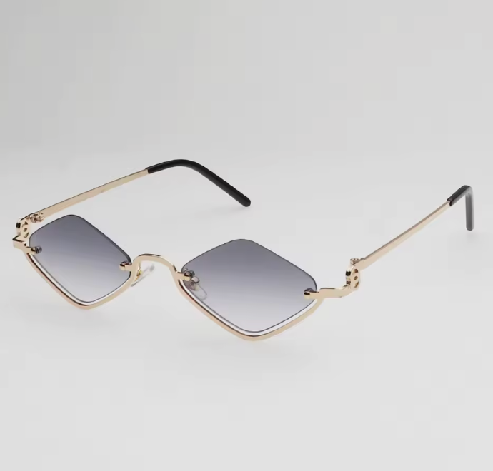 Florenz Polygon Cat-Eye Sonnenbrille Damen – UV400 56mm