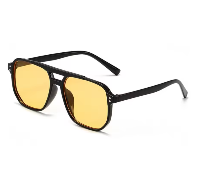 Luzern Punk Quadrat Sonnenbrille – UV400 Unisex Retro Strandbrille