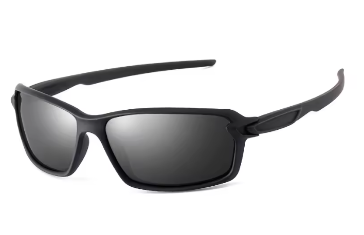 Polarisierte Sport Sonnenbrille Herren UV400 – Outdoor Radsport Angelbrille mit quadratischem Rahmen