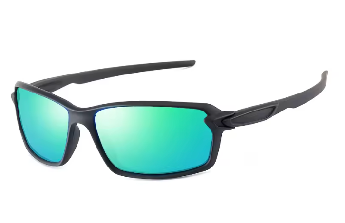 Polarisierte Sport Sonnenbrille Herren UV400 – Outdoor Radsport Angelbrille mit quadratischem Rahmen