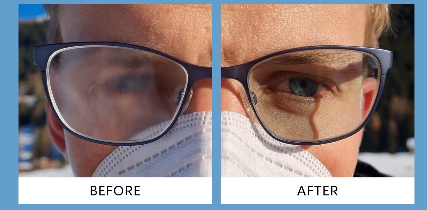 Brillenreiniger Spray für Brillengläser – Tragbarer Linsenreiniger gegen Fett, Staub & Fingerabdrücke