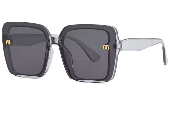 New York Oversized Rechteck Sonnenbrille Damen – UV400 66mm