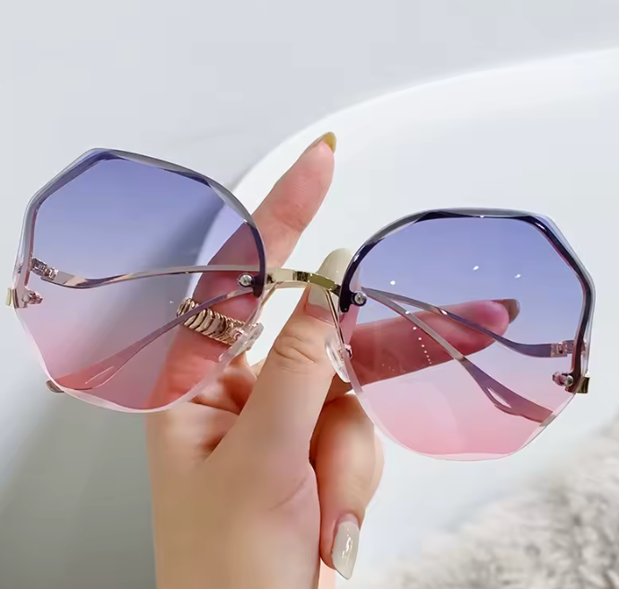 Los Angeles Oversized Square Sonnenbrille Damen – UV400 Photochrom 60mm