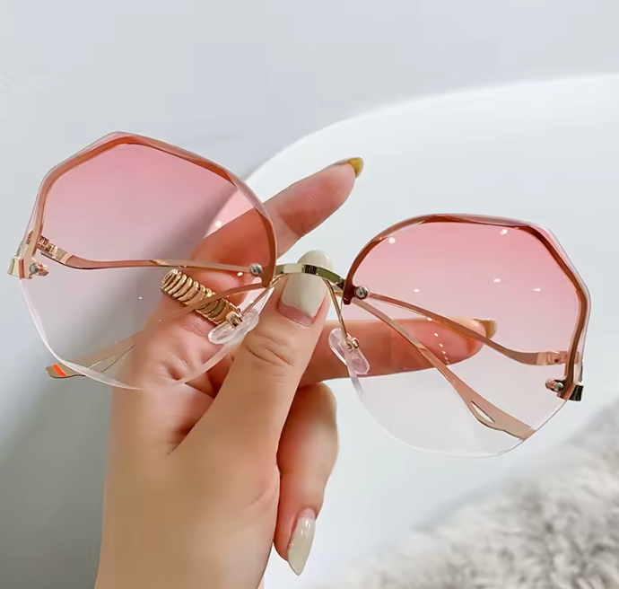 Los Angeles Oversized Square Sonnenbrille Damen – UV400 Photochrom 60mm