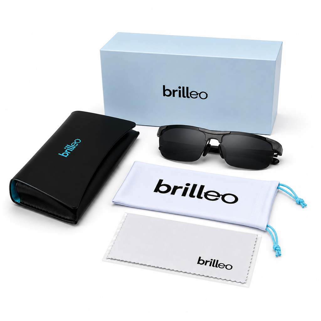 Falcon – Polarisierte Sportsonnenbrille für Herren | Aluminium-Magnesium Gestell, TAC-Gläser