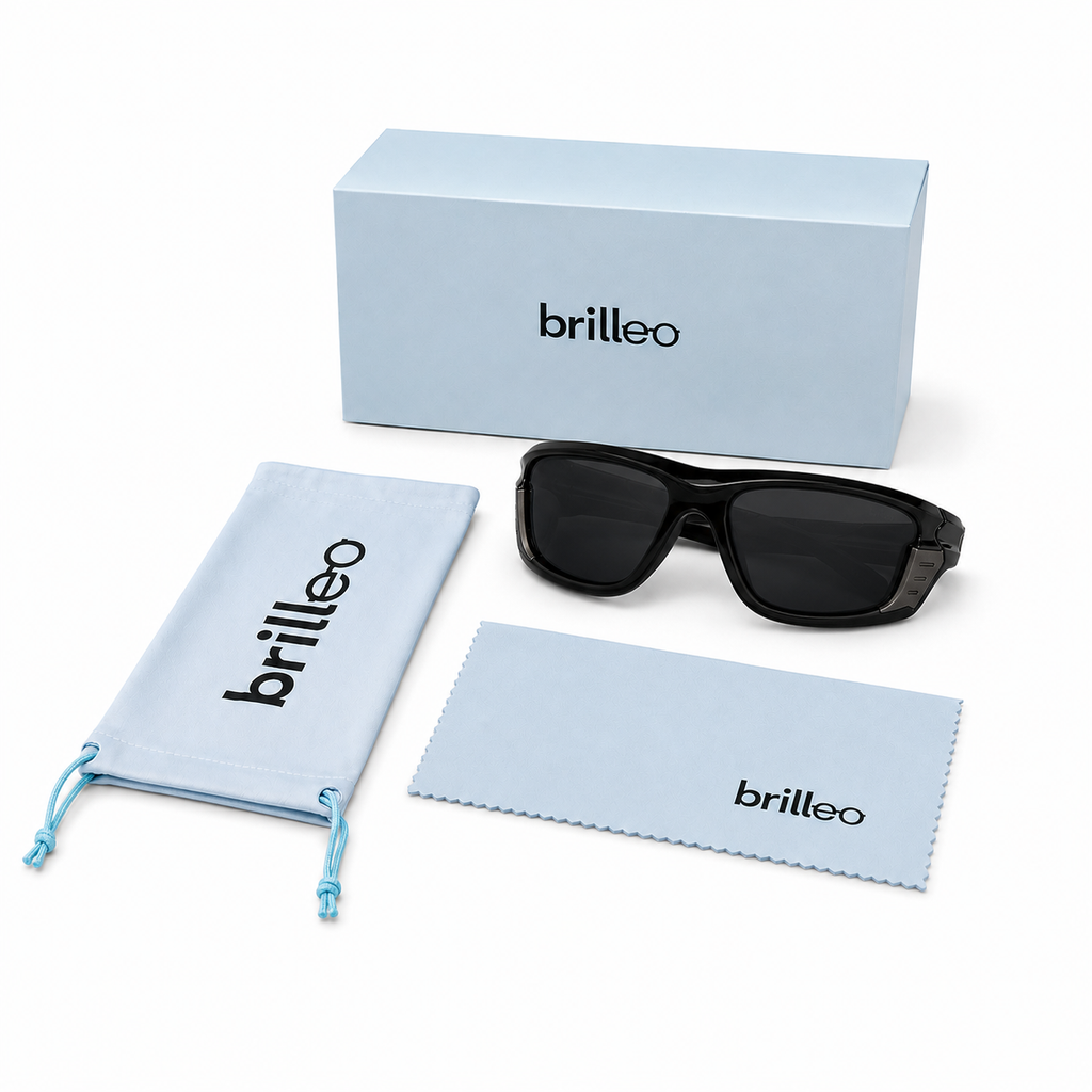 Crest – Polarisierte Wraparound-Sonnenbrille für Herren | CAT.3 UV400